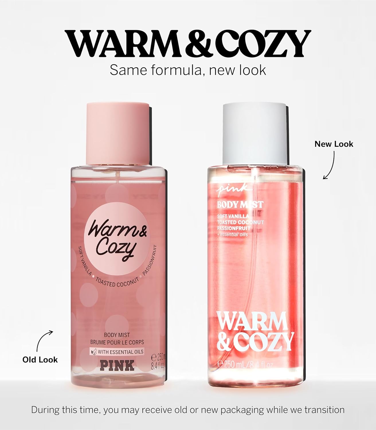 Victoria's Secret Body Fragrance Mist, Bare Vanilla - 8,4 fl oz