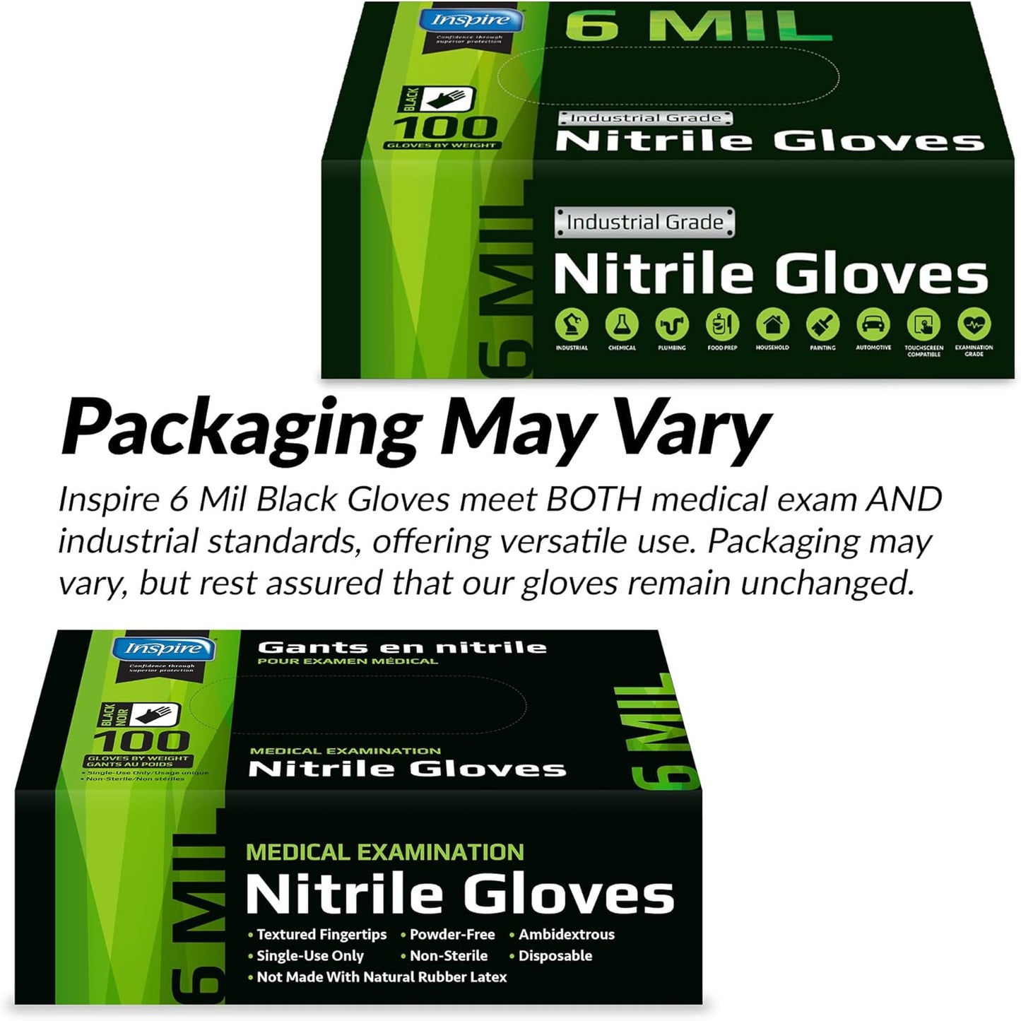Inspire Black Nitrile Gloves: The Ultimate Protection for Medical and Industrial Use
