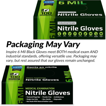 Inspire Black Nitrile Gloves: The Ultimate Protection for Medical and Industrial Use