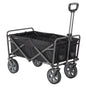 Mac Sports Collapsible Folding Outdoor Utility Wagon, Black