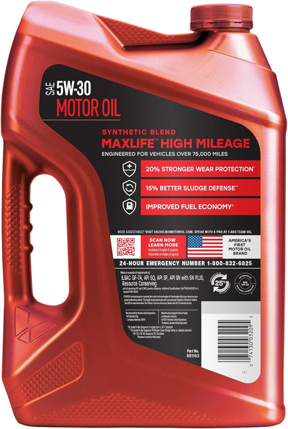 Valvoline MaxLife High Mileage 5W-30 Synthetic Blend Motor Oil Review