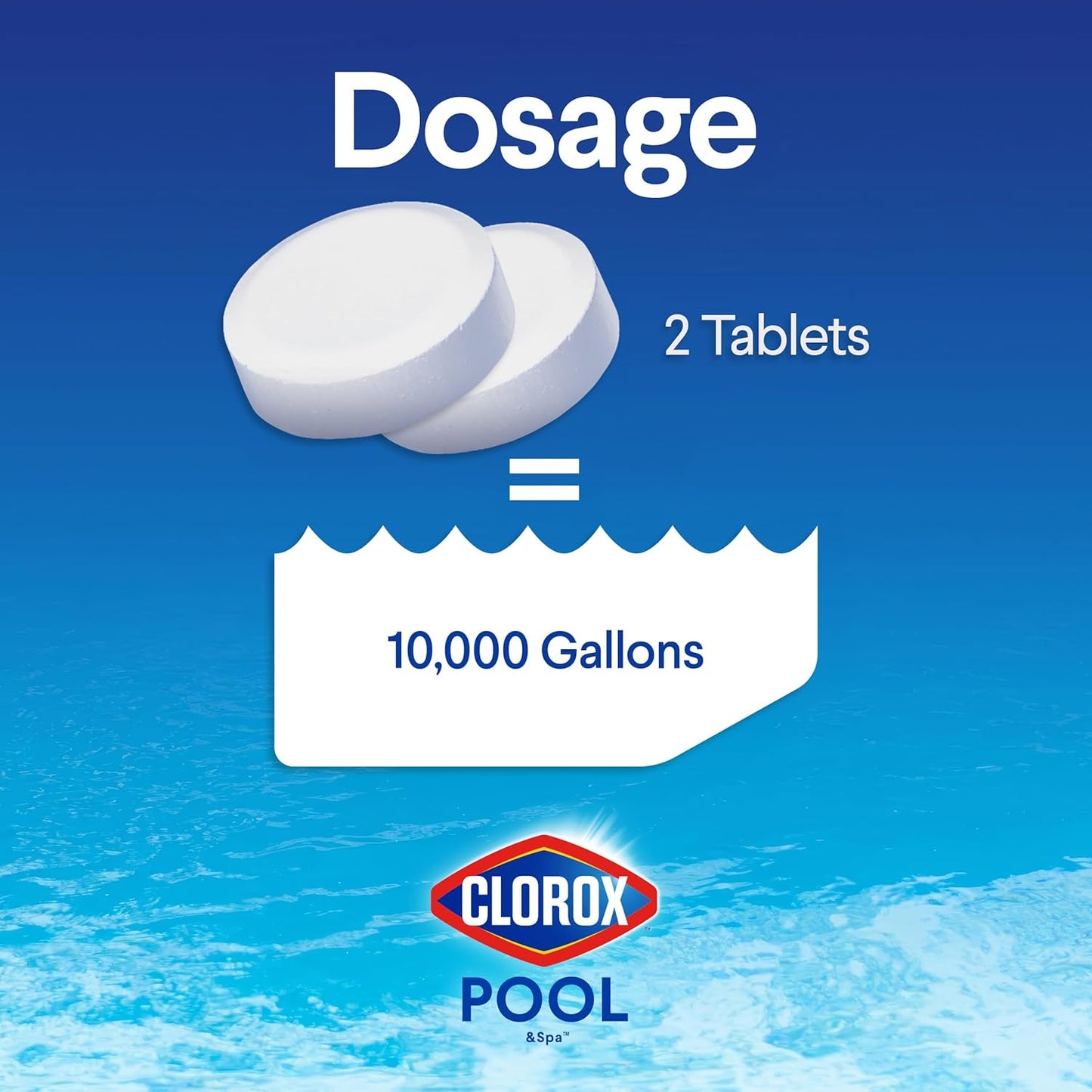 Clorox Pool&Spa XTRABLUE 3” Chlorinating Tablets: Effective Pool Sanitizing Made Easy