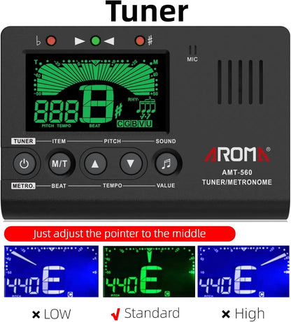 Ulumac Aroma 3-in-1 Digital Metronome Tuner