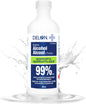 Delon Isopropyl 99 Percent- 1 Bottle (225ml) Rubbing Alcohol - High Purity IPA sanitizer for Cleaning and Medical use.
