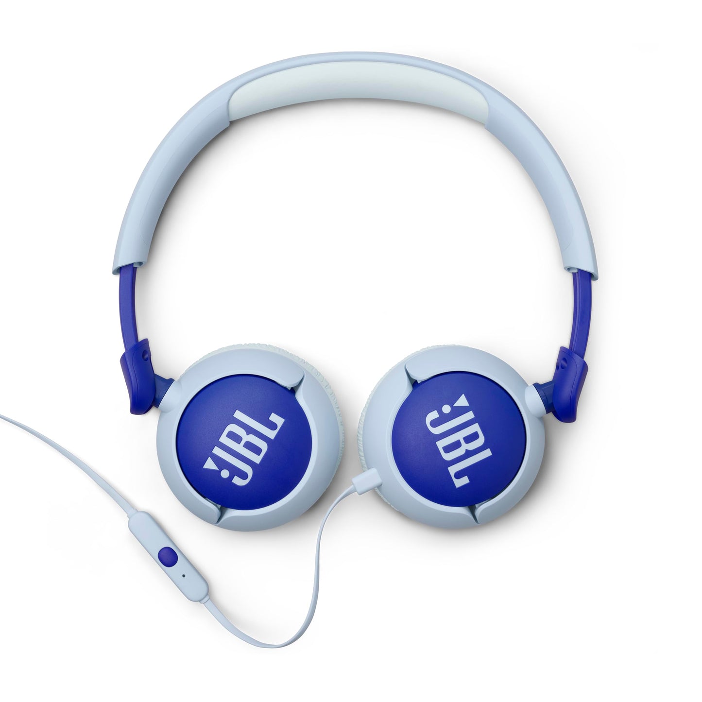 JBL Junior 320 – Kabelgebundene On-Ear Kinderkopfhörer mit sicherem Sound (<85dB), integriertem Mikrofon, kindgerechter Passform und anpassbar mit beiliegenden Stickern (Lila)