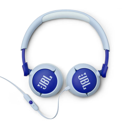 JBL Junior 320 – Kabelgebundene On-Ear Kinderkopfhörer mit sicherem Sound (<85dB), integriertem Mikrofon, kindgerechter Passform und anpassbar mit beiliegenden Stickern (Lila)