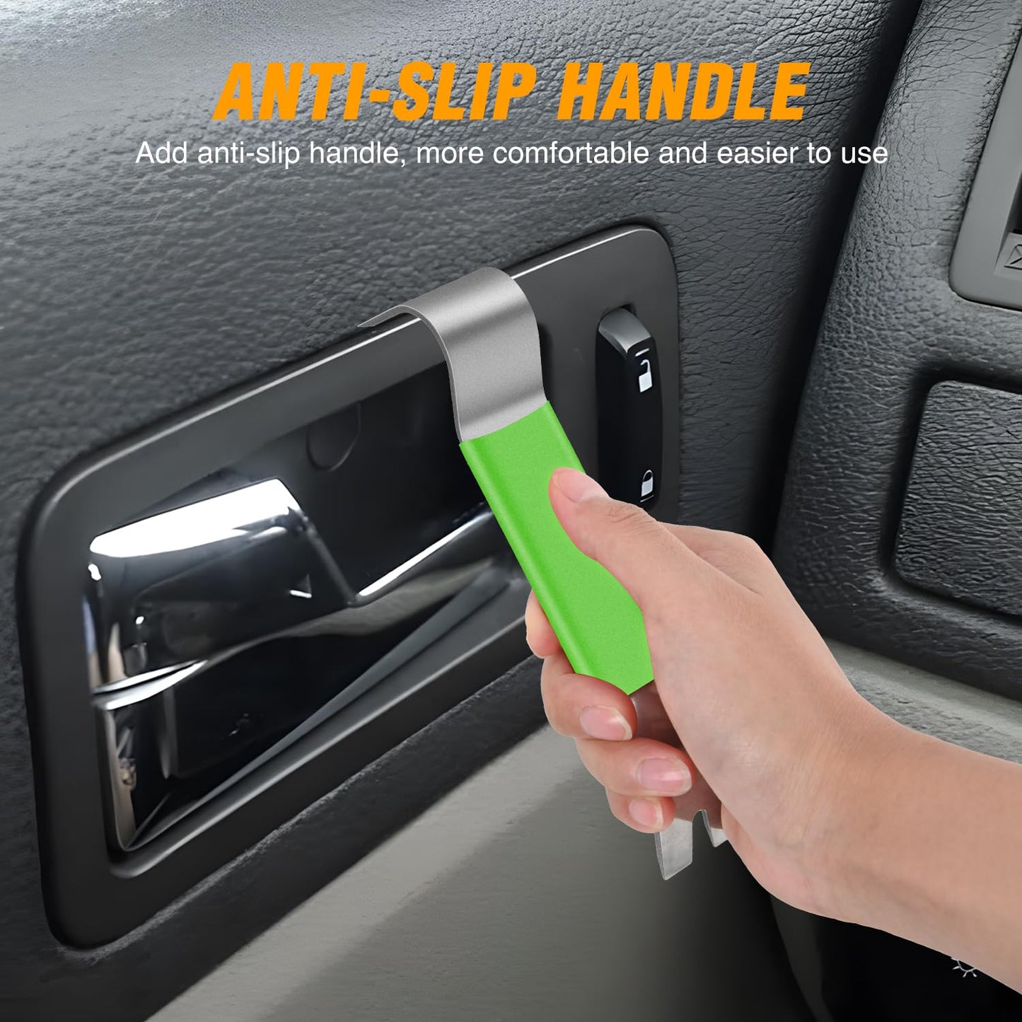 GOOACC 5PCS Auto Trim Removal Tool Kit No-Scratch Pry Tool Kit for Car Door Clip Panel & Audio Dashboard Dismantle -5PCS