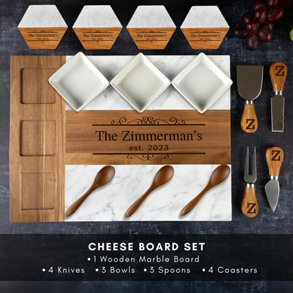 Personalized Charcuterie Board Set for Unforgettable Gatherings