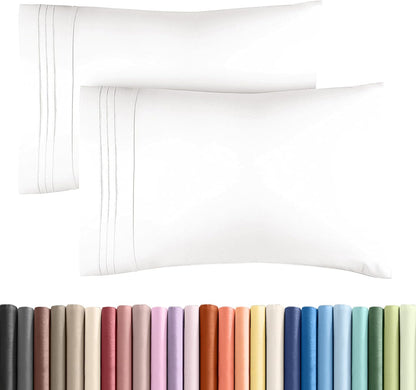 Queen02 - Antique White2-Pack Pillowcases
