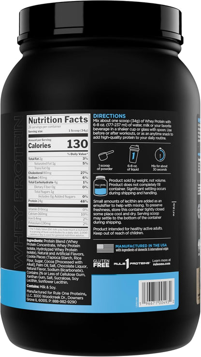 Rule1 R1 Whey Blend 68 Servings, Frozen Banana,, Frozen Banana 2.5 kilograms