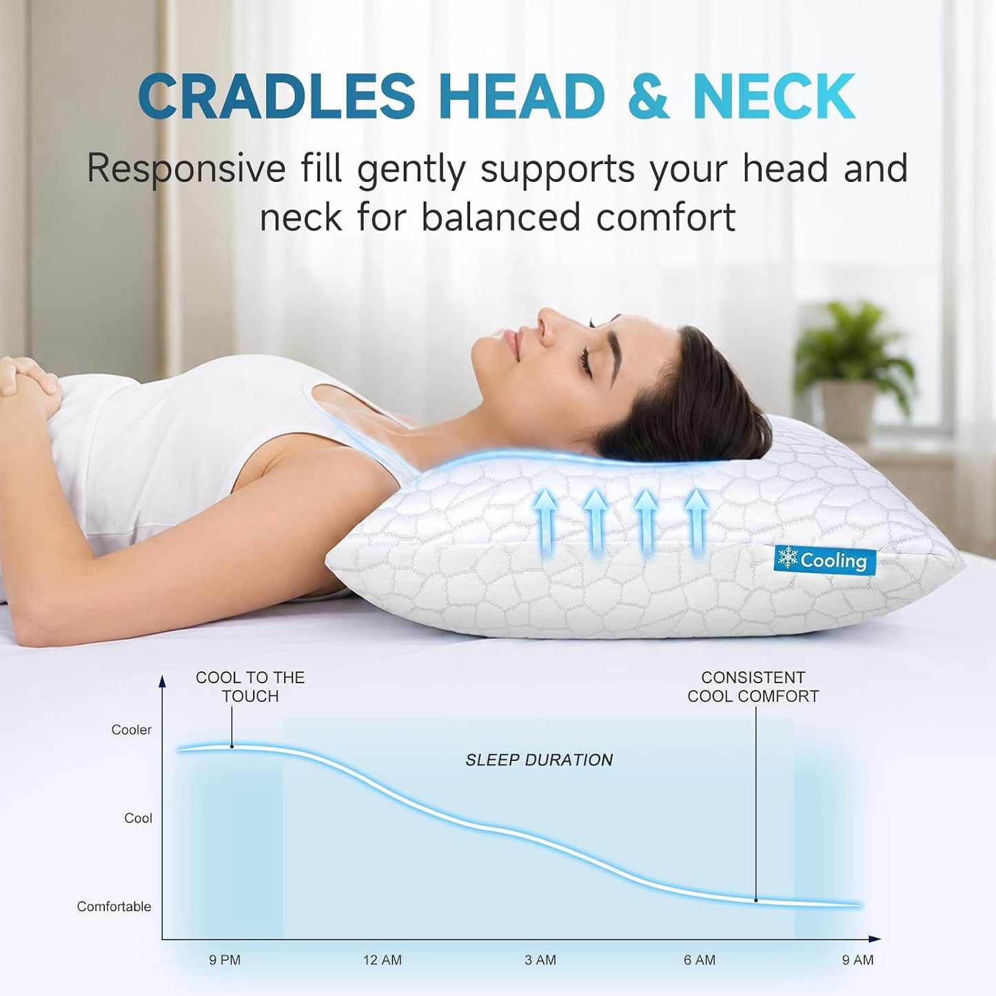 Cooling Memory Foam Pillows: The Secret to a Refreshing Night's Sleep