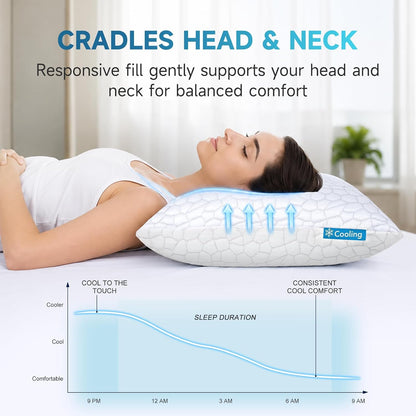 Cooling Memory Foam Pillows: The Secret to a Refreshing Night's Sleep