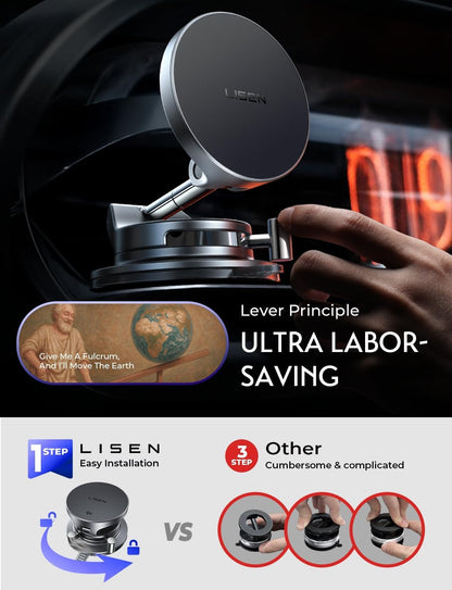 LISEN Magnetic Car Mount Charger: A Game-Changer for Drivers