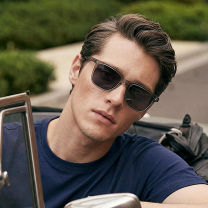 CARFIA Square Polarized Sunglasses for Men