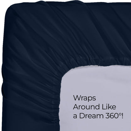 Utopia Bedding Queen Fitted Sheet - Bottom Sheet - Deep Pocket - Soft Microfiber - Shrinkage and Fade Resistant - Easy Care -1 Fitted Sheet Only (Grey)