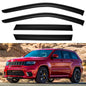 Window Visors Rain Guards for 2015-2026 Ford F150 SuperCrew & 2017-2026 F-150 Raptor F250 F350 F450 F550 Super Duty Crew Cab, Out-Channel Window Vent Deflectors Visors Shades Protectors