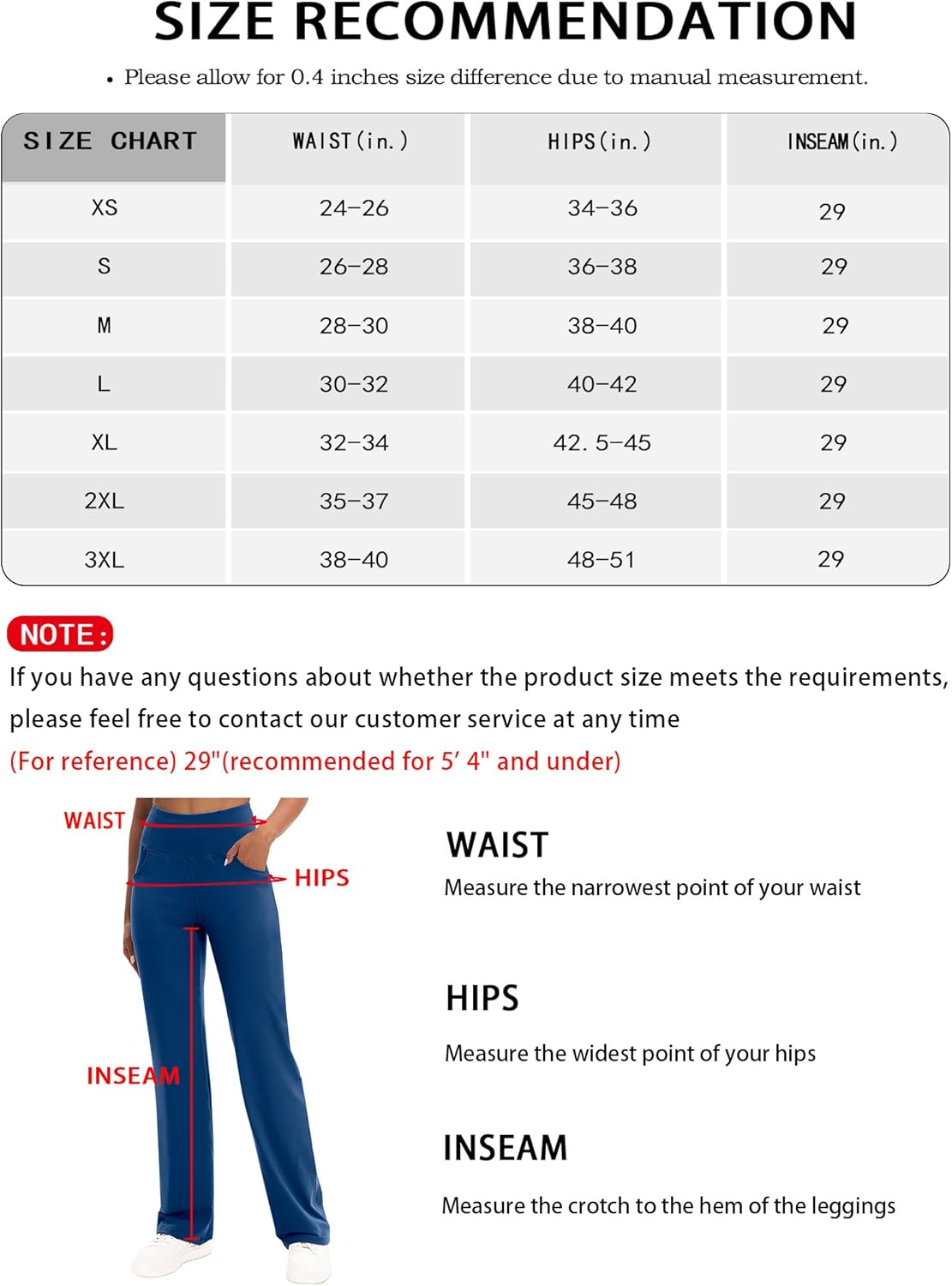 VOOVEEYA Yogahosen für Damen mit Taschen, gerade geschnittene Hose mit weitem Bein, hochtaillierte Business-Hose, petite/regulär//lang