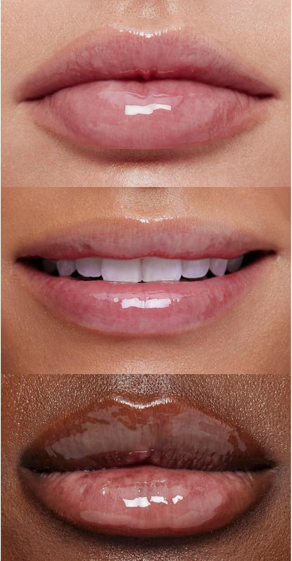 e.l.f. Glow Reviver Lip Oil, Pflegendes getöntes Lippenöl für ein hochglänzendes Finish, angereichert mit Jojobaöl, vegan & tierversuchsfrei, Rose Envy