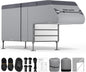 Umbrauto Class C RV Cover Fits 29-32’, Class C Motorhome Camper Cover, Heavy Duty 7 Layers Top Windproof Breathable RV Cover with 3Pcs Extra Straps, Adhesive Repair Patches, 6 Gutter Covers