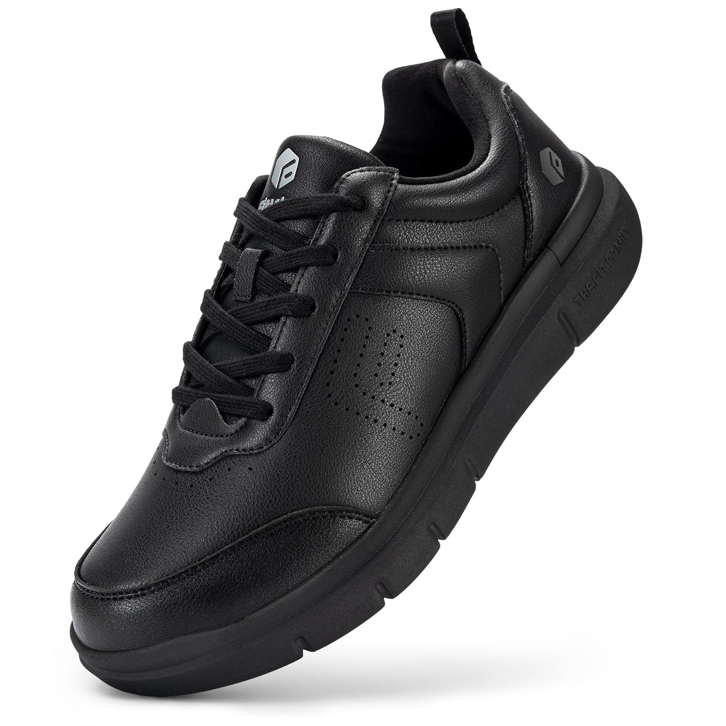 FitVille Extra Wide Men Walking Shoes Wide Dress Sneakers Oxfords Casual Comfortable Shoes for Men Lightweight Plantar Fasciitis Bunions