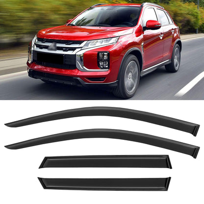 Window Visors Rain Guards for 2015-2026 Ford F150 SuperCrew & 2017-2026 F-150 Raptor F250 F350 F450 F550 Super Duty Crew Cab, Out-Channel Window Vent Deflectors Visors Shades Protectors
