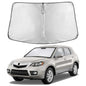 EcoNour Car Windshield Sunshade | Blocks 99% Heat & Keeps Interior Cool | Universal Fits Cars, SUVs, Trucks | Automotive Sun Screen, Visor & Car Accessories for Summer | Medium (64x32 Inches)