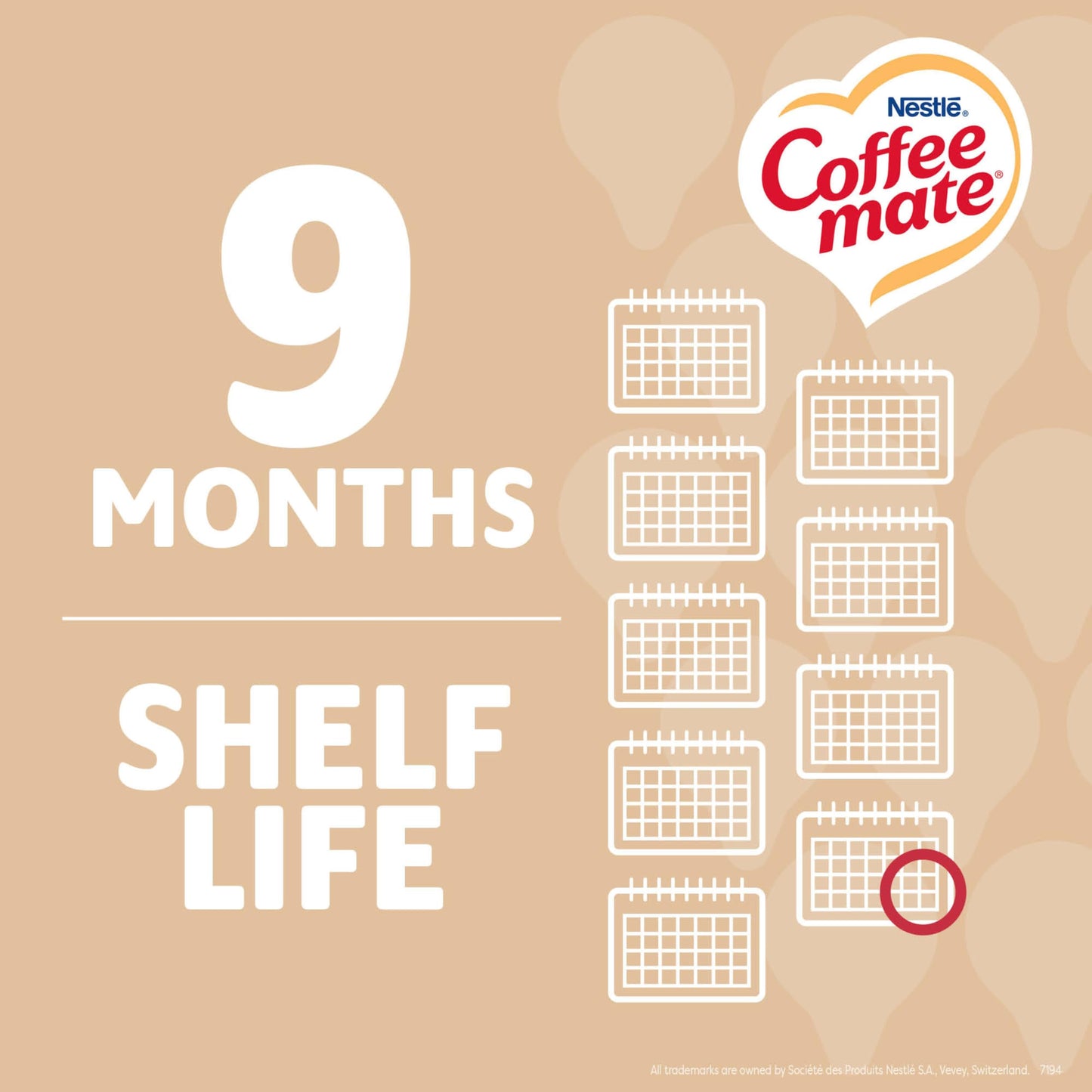 Nestlé Coffee mate Kaffeeweißer, Original, flüssige Einzelportionen, milchfrei, ungekühlt, 0,375 fl oz Becher (360er Pack)