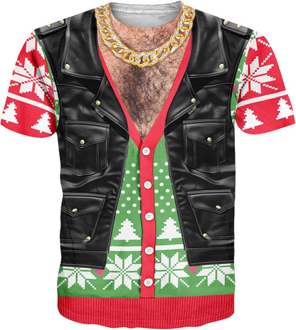 X-LargeLeather Christmas Tee