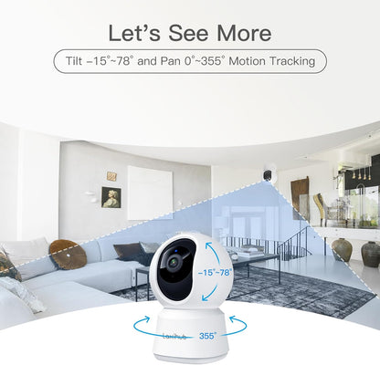Keep an Eye on Your Home and Pets with the LAXIHUB P2T 360° View Pet Camera