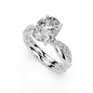 Oval Cut Lab Grown Diamond IGI Certified 4 Prong Fancy Engagement Ring in 14K Gold, Platinium for Women (1.0-5.0 Ct, F-G Color, VS1-VS2 Clarity)