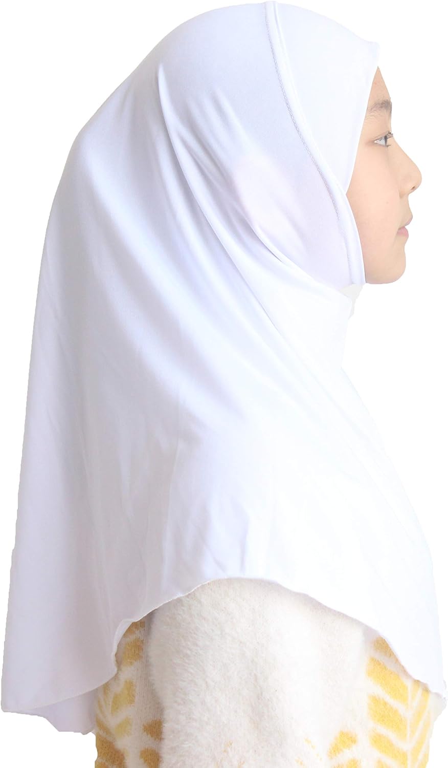 Mädchen Hijab Muslim Kinder Kopftuch Uni für 6-11 Jahre Fertig zum Tragen
