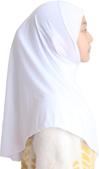 Mädchen Hijab Muslim Kinder Kopftuch Uni für 6-11 Jahre Fertig zum Tragen