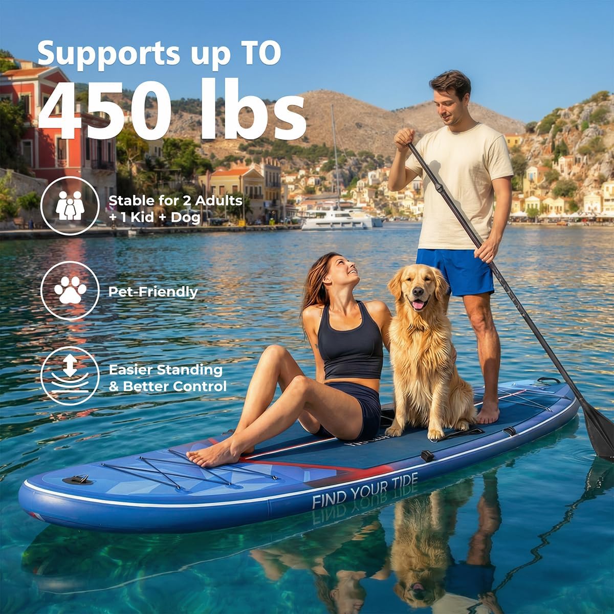 PRAISUN 12’ x 35” Inflatable Paddle Board Review: A Stable SUP for All
