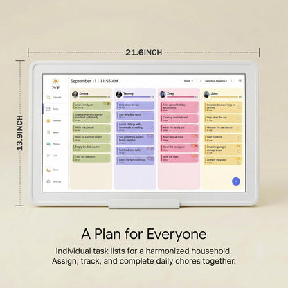 Mezed 21.5 Inch Digital Calendar: A Game-Changer for Family Organization