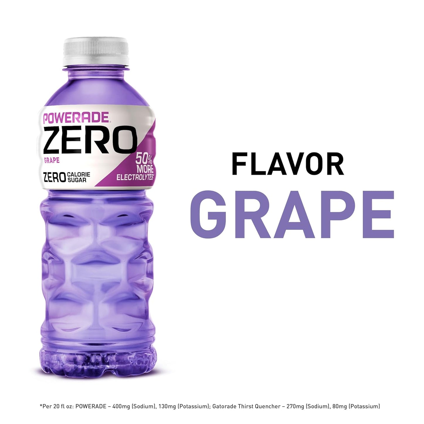 POWERADE Electrolyte Enhanced Zero Sugar Grape Sports Drink Review
