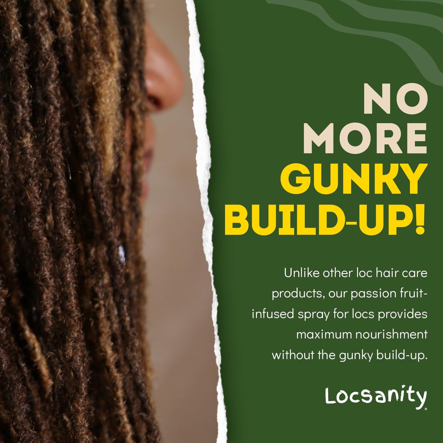 Loc Spray - Locsanity Daily Moisturizing Refreshing Spray for Dreadlocks, Locs, Sisterlocks