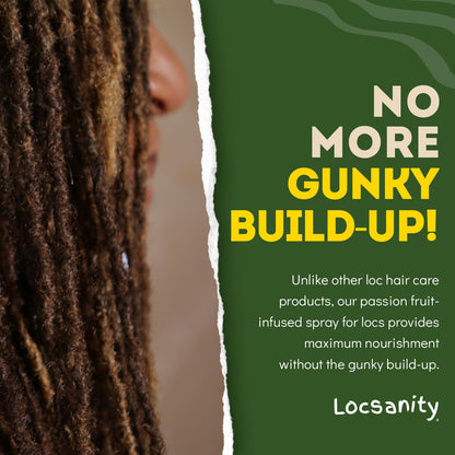 Loc Spray - Locsanity Daily Moisturizing Refreshing Spray for Dreadlocks, Locs, Sisterlocks