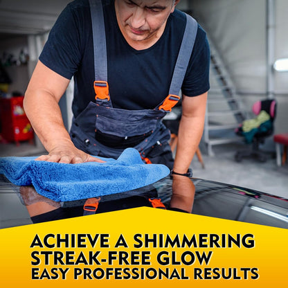 HOMEXCEL Microfiber Cleaning Cloth 12 Pack, 12.5 x 12.5 inch Microfiber Towels for Cars, Ultra Absorbent Car Washing Cloth, Lint Free Streak Free Cleaning Rags for Car, Kitchen, and Window (Grey)