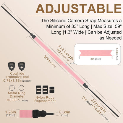 FIEIL Neck Strap Silicone Camera Straps: Comfort and Style for Your DSLR or Mirrorless Camera