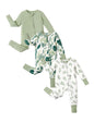 PATPAT Baby Footies Boys Girls - Bamboo Viscose - Zipper & Non-Slip Soles Romper Mitten - Footed & Footless Infant Clothes