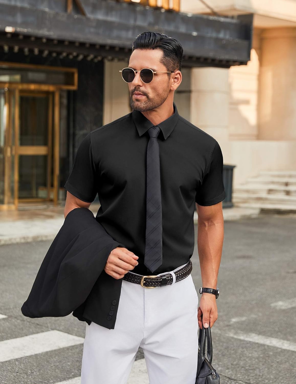 COOFANDY Mens Short Sleeve Button Down Shirts: A Game-Changer for Business Casual