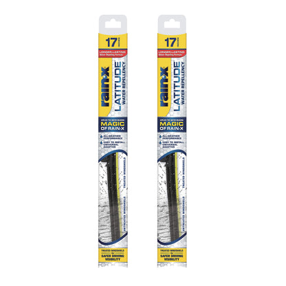 Rain-X 810363 Repellency Water Repellent Wiper Blades, 22" Windshield Wipers (Pack of 2), All Weather Streak-Free for Enhanced Visibility w/Water Repellency Formula [Amazon Exclusive]