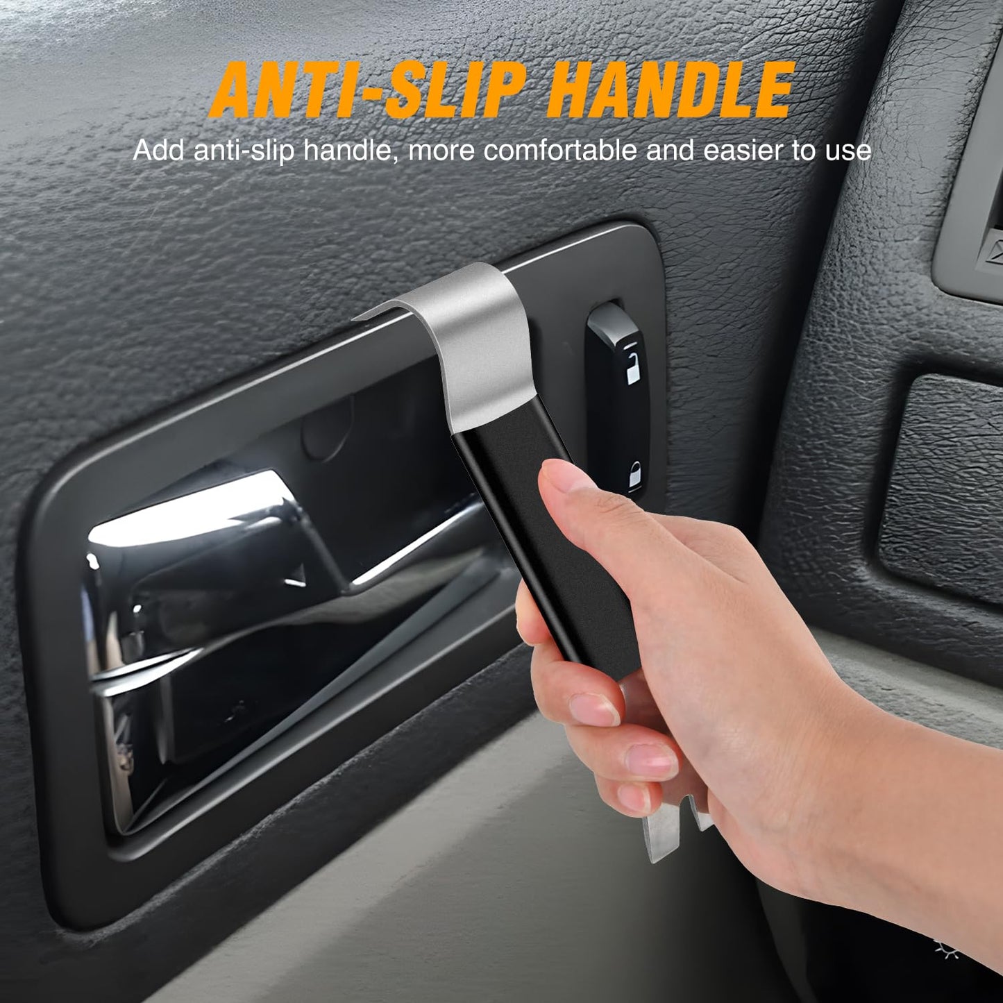 GOOACC 5PCS Auto Trim Removal Tool Kit No-Scratch Pry Tool Kit for Car Door Clip Panel & Audio Dashboard Dismantle -5PCS