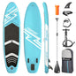 FBSPORT 11' Premium Stand Up Paddle Board, Yoga Board with SUP Accessories & Carry Bag | Wide Stance, Surf Control, Non-Slip Deck, Leash, Paddle and Pump for Youth & Adult