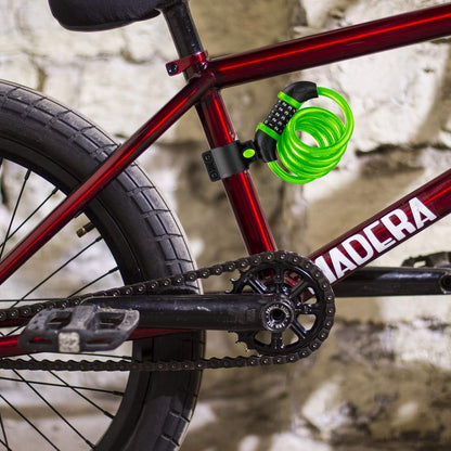 Opaza Fahrradschloss mit 5-stelligem Code, 1,2 m/4 Fuß Fahrrad-Kabelschloss, leichtes & sicheres Fahrradkettenschloss für Fahrrad, Mountainbike, E-Bike, Scooter