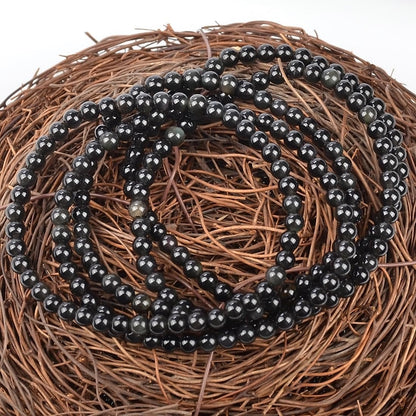MASSIVE BEADS Black Obsidian Bracelet: A Powerful Tool for Protection and Pleasure