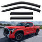 Window Visors Rain Guards for 2015-2026 Ford F150 SuperCrew & 2017-2026 F-150 Raptor F250 F350 F450 F550 Super Duty Crew Cab, Out-Channel Window Vent Deflectors Visors Shades Protectors