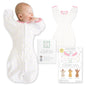 SwaddleDesigns Swaddle Sack with Arms Up Half-Length Sleeves and Mitten Cuffs,