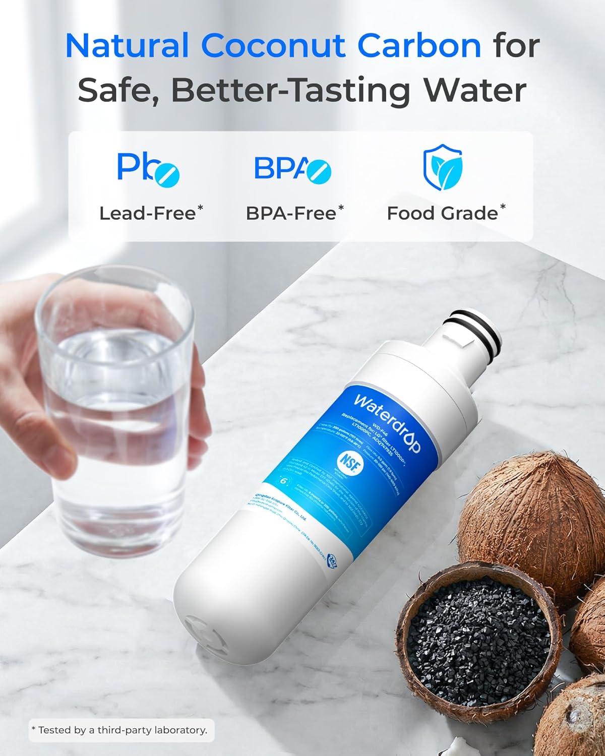 Clean Drinking Water Made Easy: Waterdrop ADQ747935 LT1000PC Replacement Filter