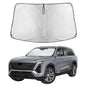 EcoNour Car Windshield Sunshade | Blocks 99% Heat & Keeps Interior Cool | Universal Fits Cars, SUVs, Trucks | Automotive Sun Screen, Visor & Car Accessories for Summer | Medium (64x32 Inches)